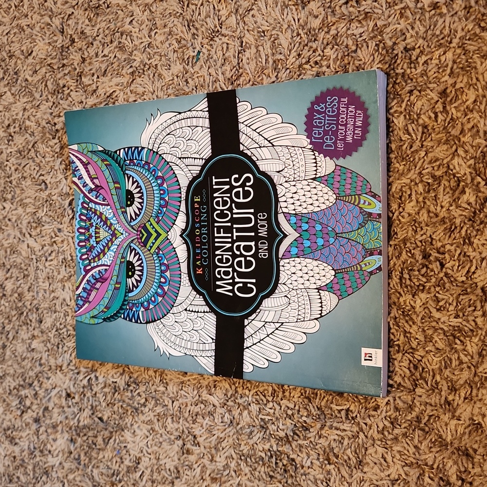 Magnificent Creatures and More Adult Coloring Book